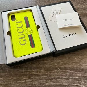 Authentic Gucci iPhone X case
